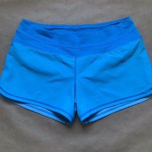 Lululemon Speed Shorts Blue Size 10 Lined